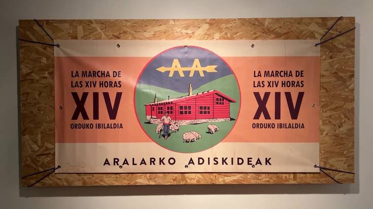 XIV orduko ibilaldiaren ehun urteak erakusketa batean